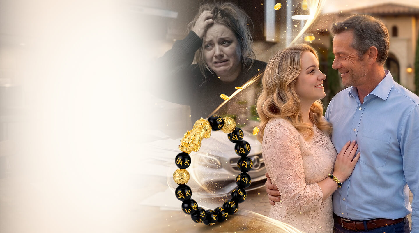 Lucky Feng Shui bracelet testimonial about feeling stuck in life followed by renewed flow of wealth, love and good fortune